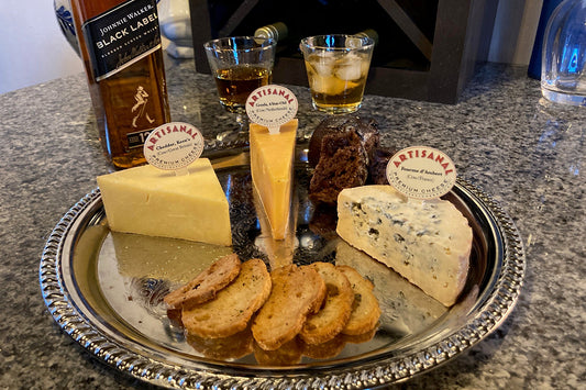 Select Artisanal Premium Cheeses and Johnnie Walker Black Label