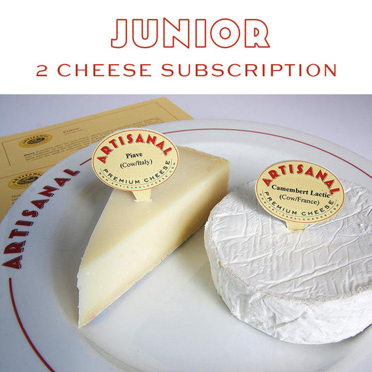 Artisanal Cheese Monthly Club 2 cheeses subscription